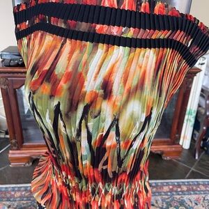 Jean Paul Gaultier Multicolor Patterned Top (sleeveless)